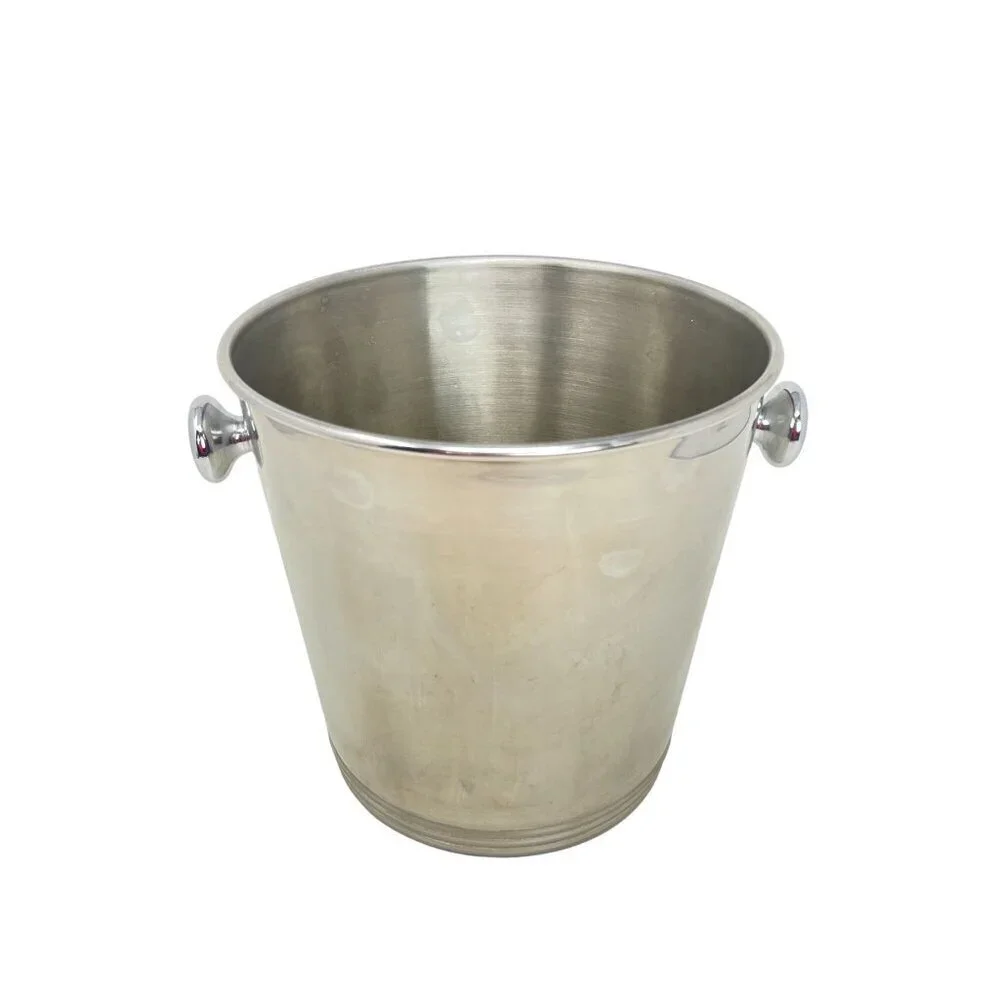 Vintage Williams Sonoma Italian Champagne Wine Cooler Ice Bucket Inox 18/10